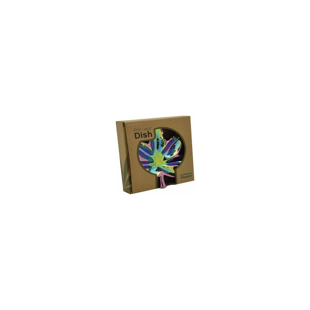 Iridescent Pot Leaf Dish