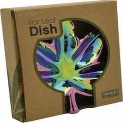 Iridescent Pot Leaf Dish
