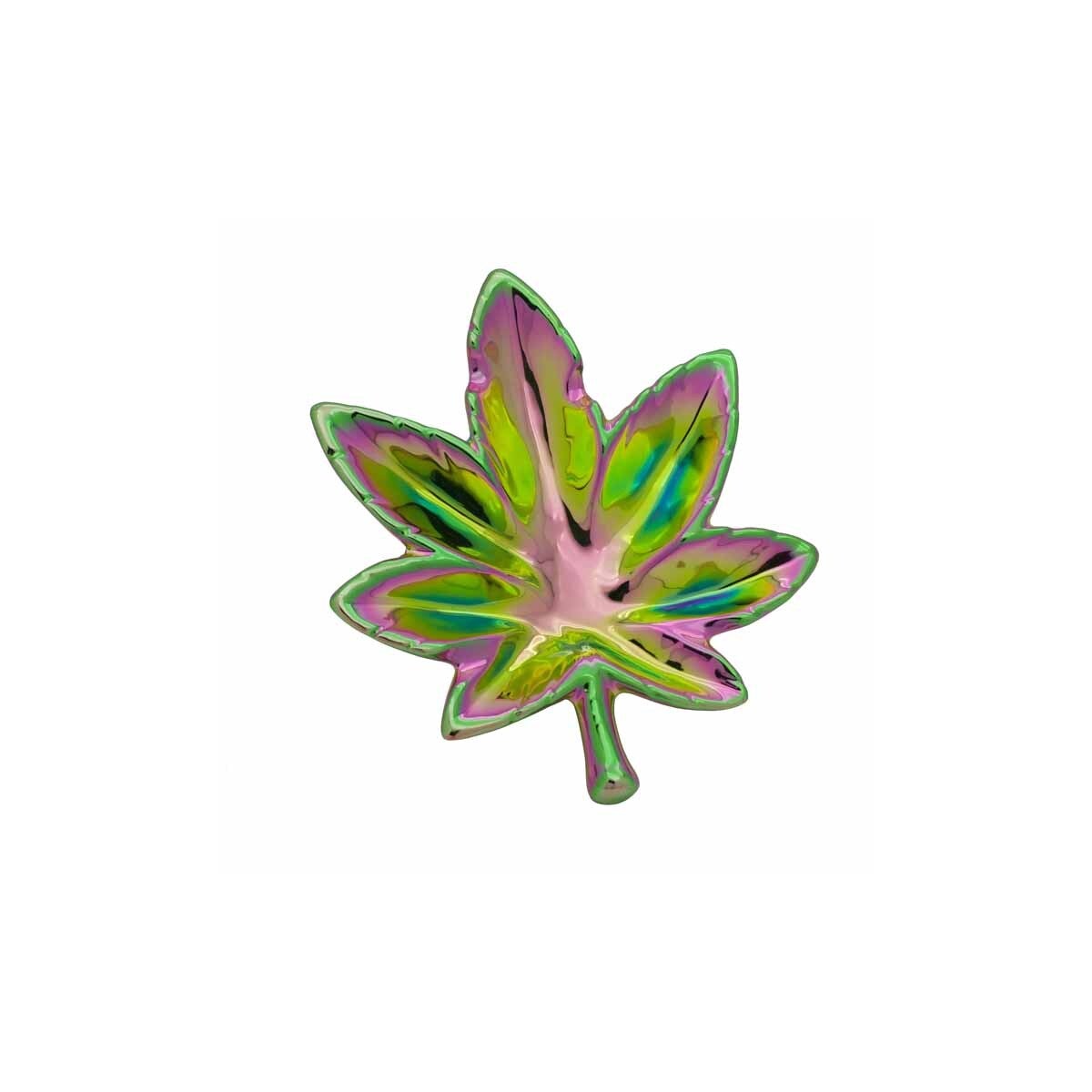 Iridescent Pot Leaf Dish