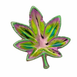 Iridescent Pot Leaf Dish