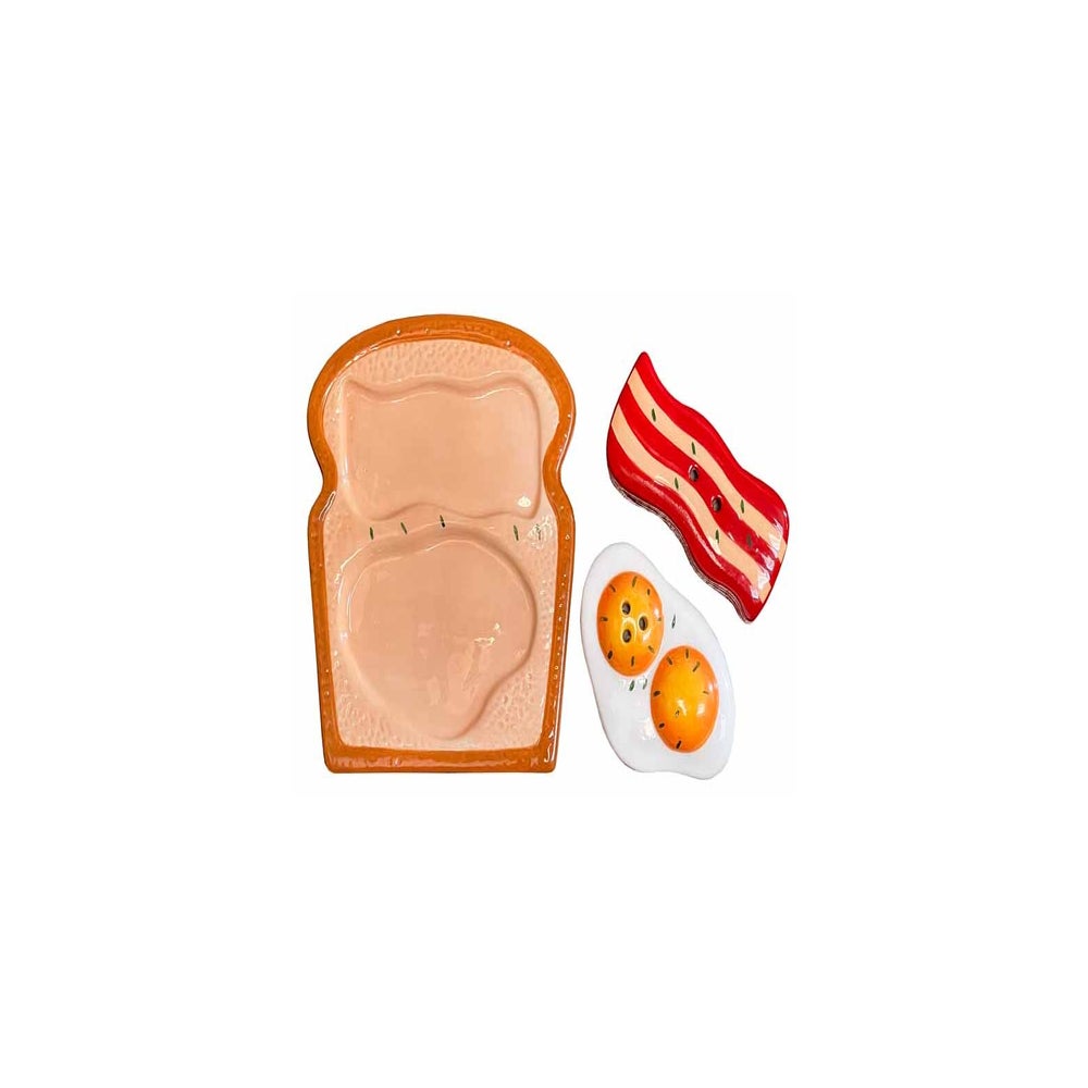 Breakfast Is Served Salt and Pepper Set