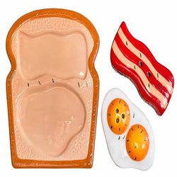 Breakfast Is Served Salt and Pepper Set