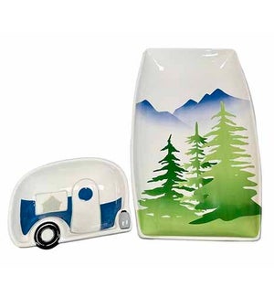 Camper Van Platter 2 Piece Set