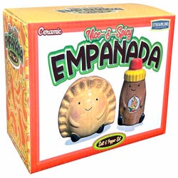 Empanada and Hot Sauce Salt and Pepper Set