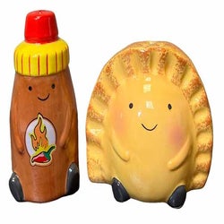 Empanada and Hot Sauce Salt and Pepper Set