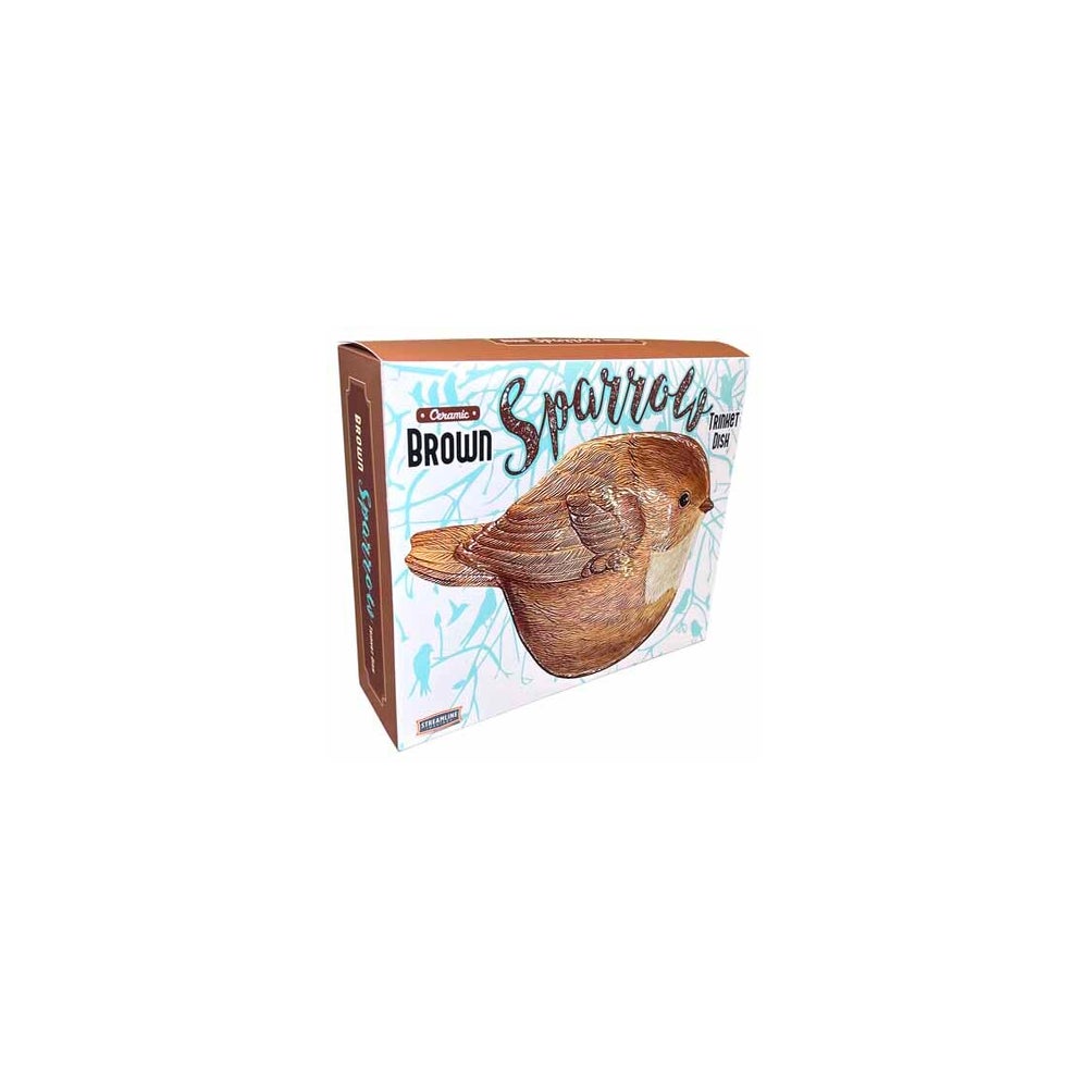 Brown Sparrow Trinket Dish