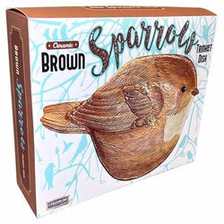 Brown Sparrow Trinket Dish