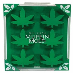 Marijuana Leaf Muffin Mold