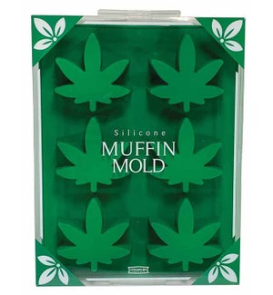 Marijuana Leaf Muffin Mold