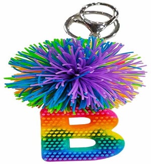 Cushie Ball Alphabet Keyring - B - Supplement Pack 6 Pieces