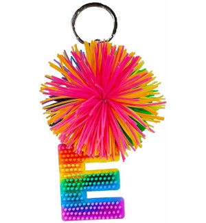 Cushie Ball Alphabet Keyring - E - Supplement Pack 6 Pieces