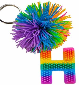 Cushie Ball Alphabet Keyring - H - Supplement Pack 6 Pieces