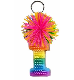 Cushie Ball Alphabet Keyring - I - Supplement Pack 6 Pieces