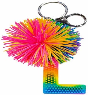 Cushie Ball Alphabet Keyring - L - Supplement Pack 6 Pieces