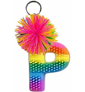 Cushie Ball Alphabet Keyring - P - Supplement Pack 6 Pieces