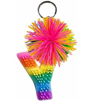 Cushie Ball Alphabet Keyring - Y - Supplement Pack 6 Pieces
