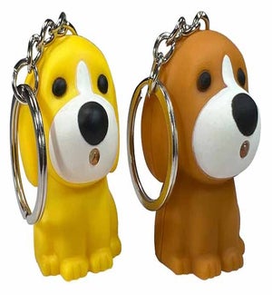 Puppy Sound Led Key Light - Asst 2 Colors