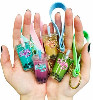 Boba Tea Key Rings - Asst 4 Colors