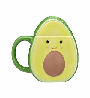 Avocado Mug with Lid - 12 Oz