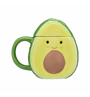 Avocado Mug with Lid - 12 Oz