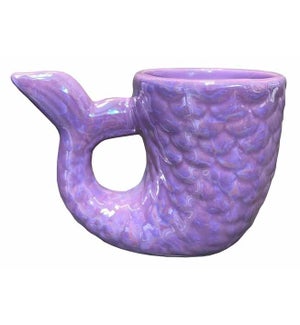 Mermaid Tail Mug - Lavender - 10 Oz