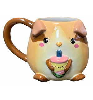 Guinea Pig Bubble Tea Mug - 16 Oz