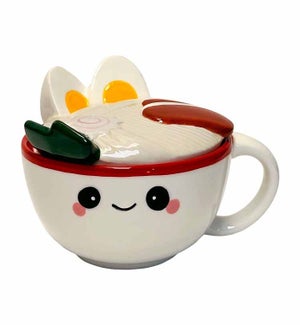 Ramen Noodle Mug with Lid - 8 Oz