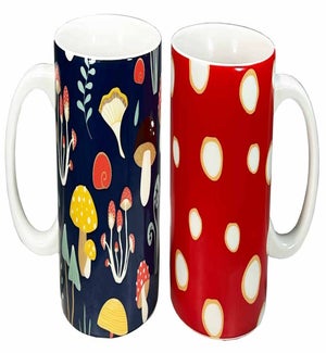 Mushroom Mugs - 20 Oz - Asst 2 Styles