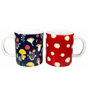 Mushroom Mugs - 20 Oz - Asst 2 Styles