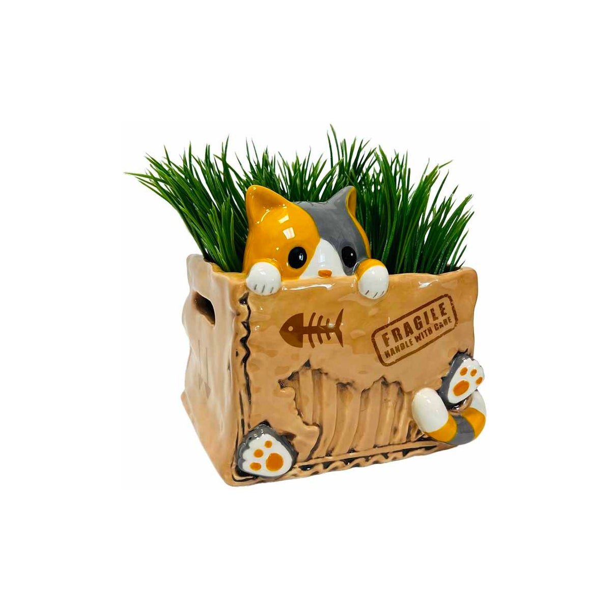 Cat In The Box Planter