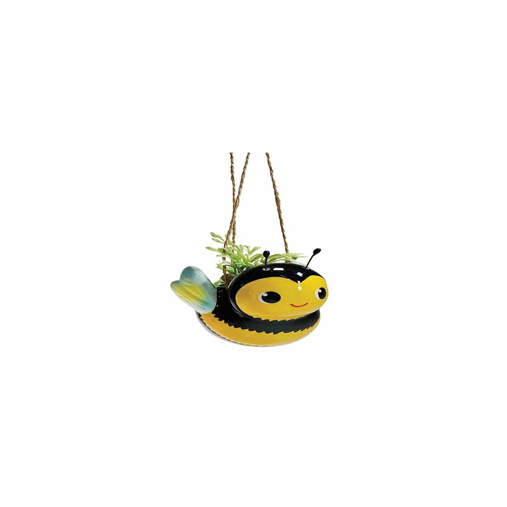 Mini Bee and Ladybug Hanging Planter