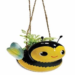 Mini Bee and Ladybug Hanging Planter