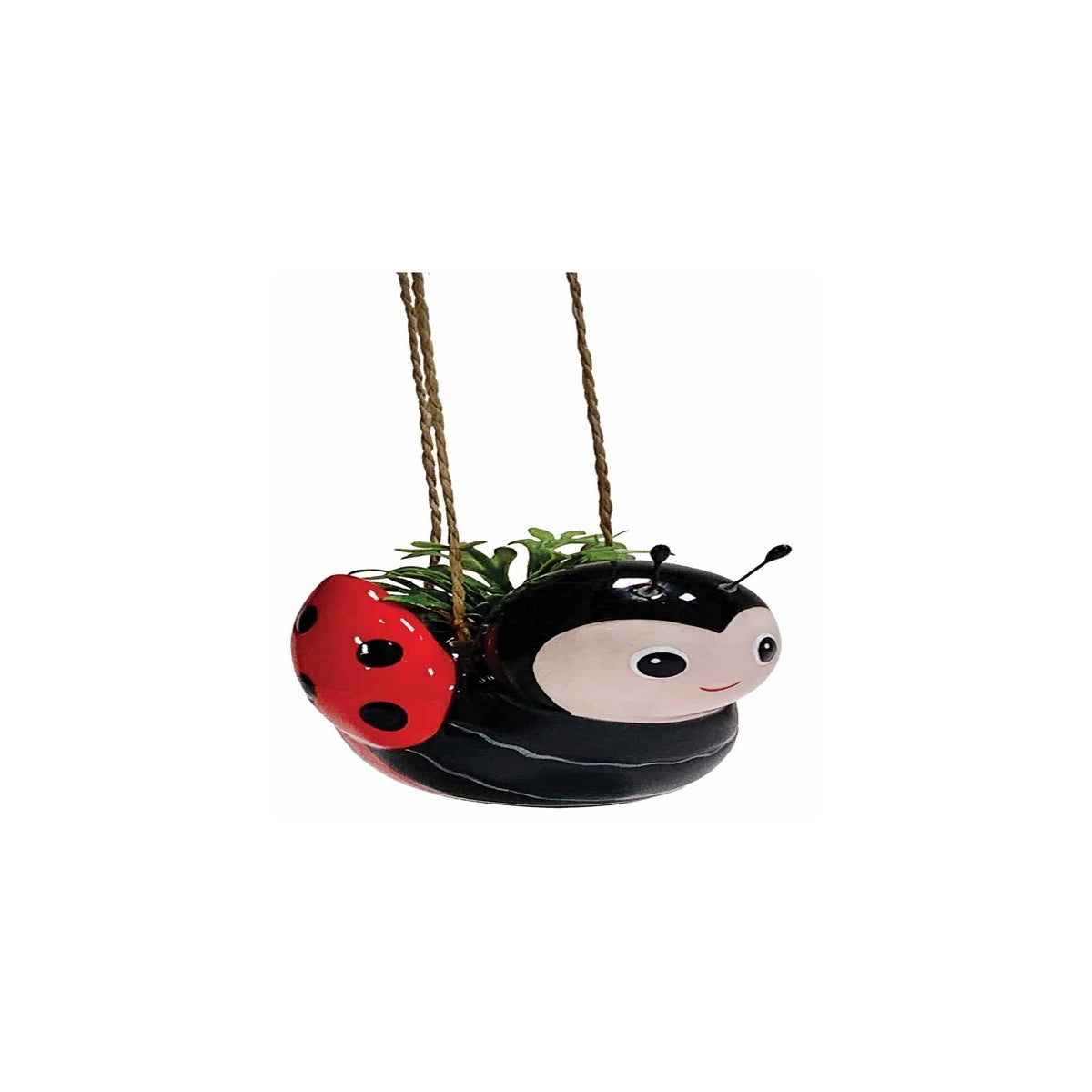 Mini Bee and Ladybug Hanging Planter