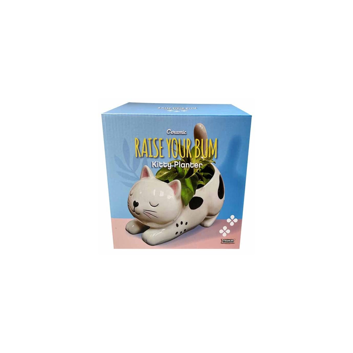 Raise Your Bum Kitty Planter