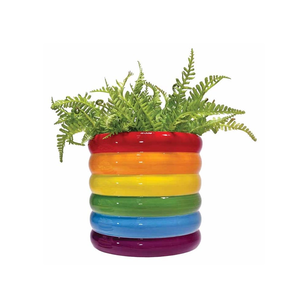 Stacked Rainbow Planter