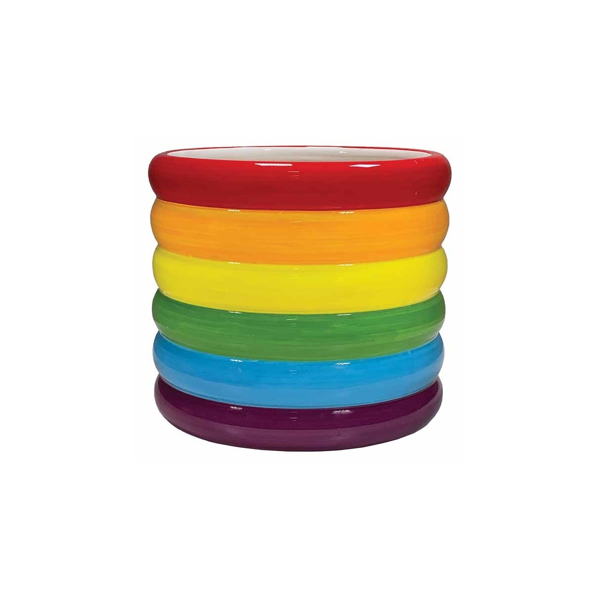 Stacked Rainbow Planter