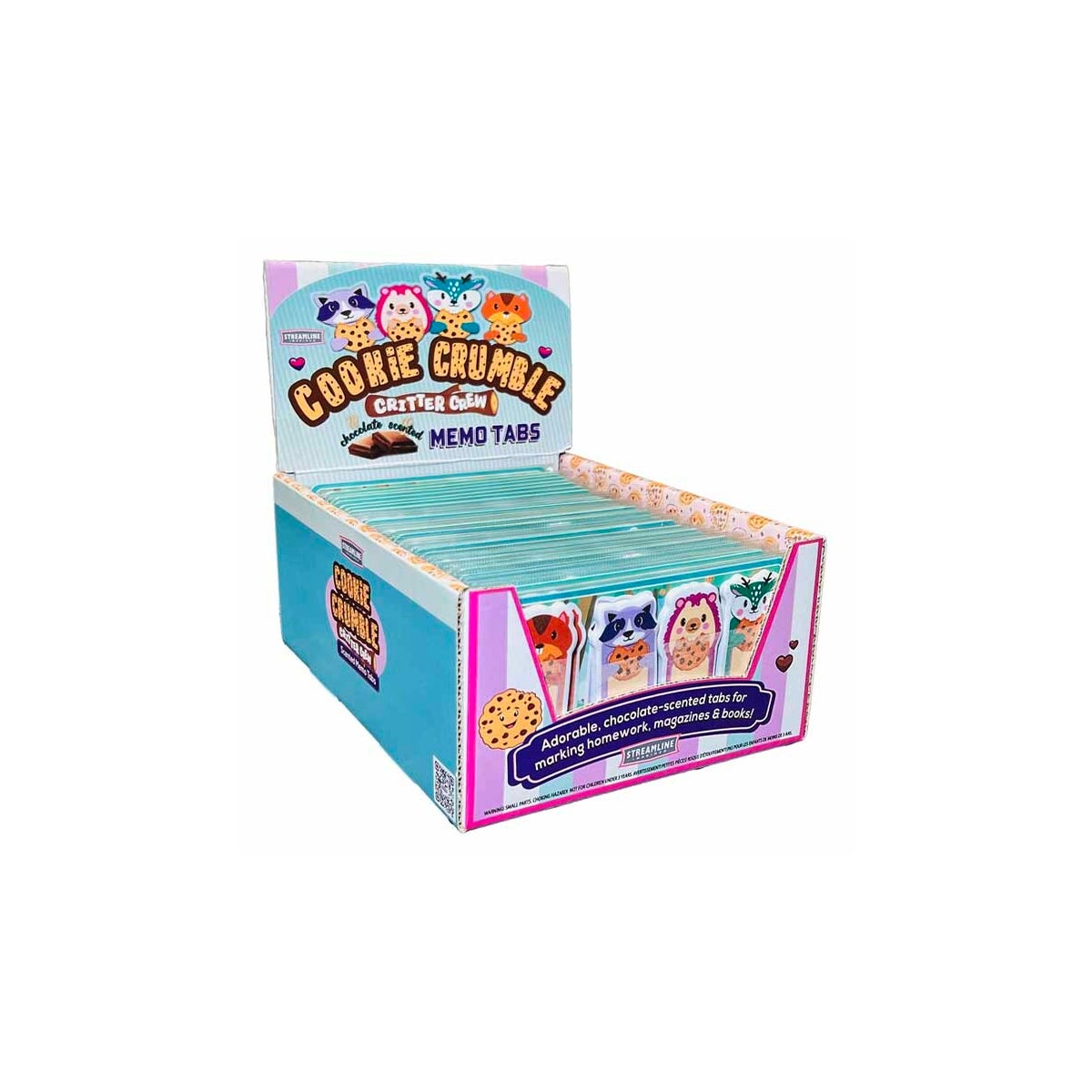 Cookie Crumble Critter Scented Memo Tabs