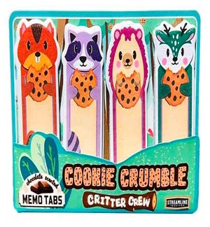 Cookie Crumble Critter Scented Memo Tabs