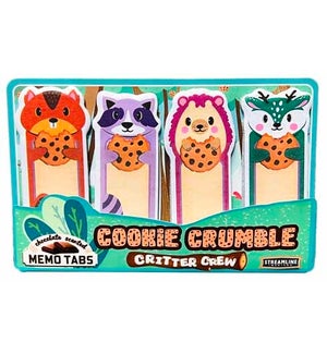 Cookie Crumble Critter Scented Memo Tabs