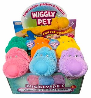 Squeezy Wiggly Pets - Asst 6 Colors