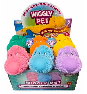 Squeezy Wiggly Pets - Asst 6 Colors