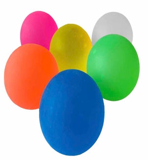 Neon Squish and Squash Balls - Asst 6 Colors