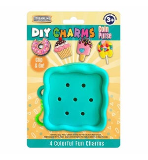 Diy Charms Coin Purse - Teal