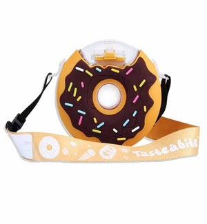 Novelty Donut Water Bottles - Chocolate - 14 Oz