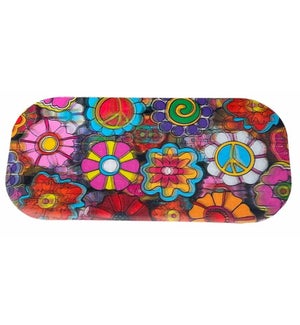Holographic Storage Tray with Magnetic Lid Flower Design