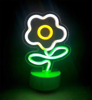 Neon Mirror Lights - Flower