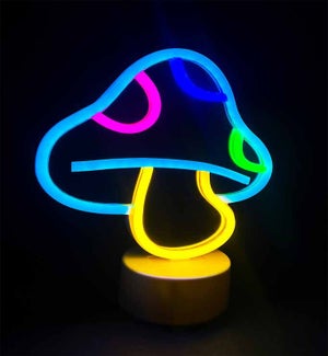 Neon Mirror Lights - Mushroom