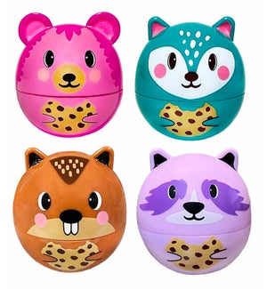 Cookie Crumble Critter Lip Balm - Asst 4 Styles