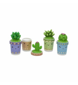 Cutie Cactus Lip Balm - Asst 4 Styles