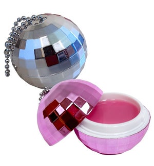Disco Ball Lip Gloss/Keyring - Asst 2 Colors and Flavors